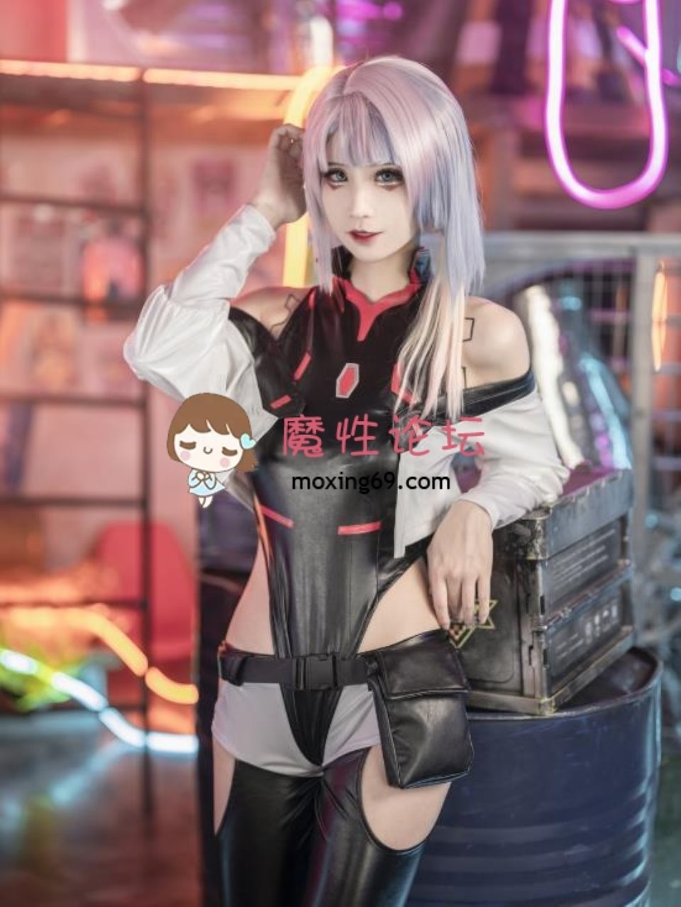 [cosplay] 爱老师 – 赛博朋克 露西 18P-176M 【百度云】