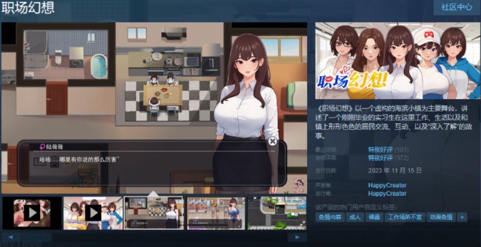 【互动SLG】职场幻想 Ver1.2.05 Steam官方中文步兵版