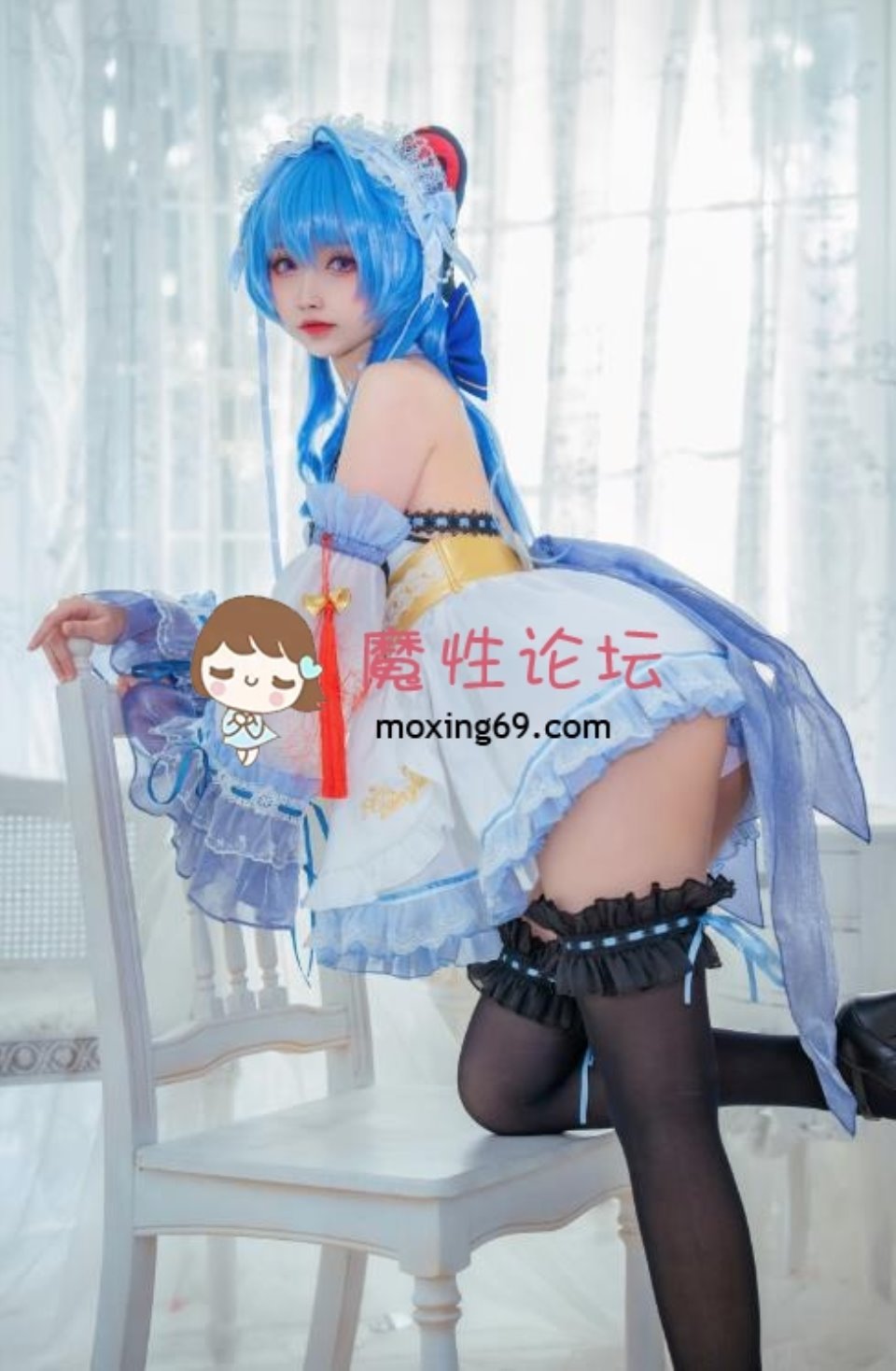 [cosplay] 大大卷卷小卷 – 甘雨女仆 20P-160M 【百度云】