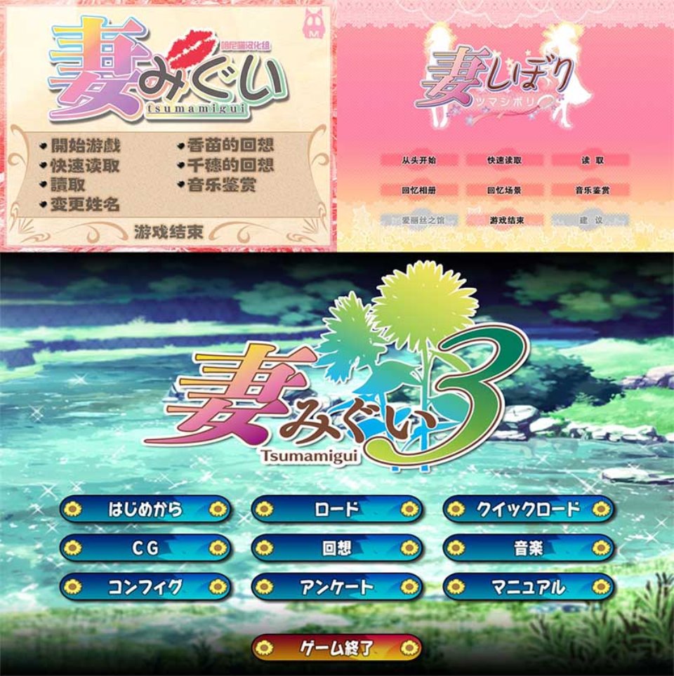 [NTR大作-SLG]妻中蜜1-3 全系列汉化版+1-3全动画 PC端 [7.2G]