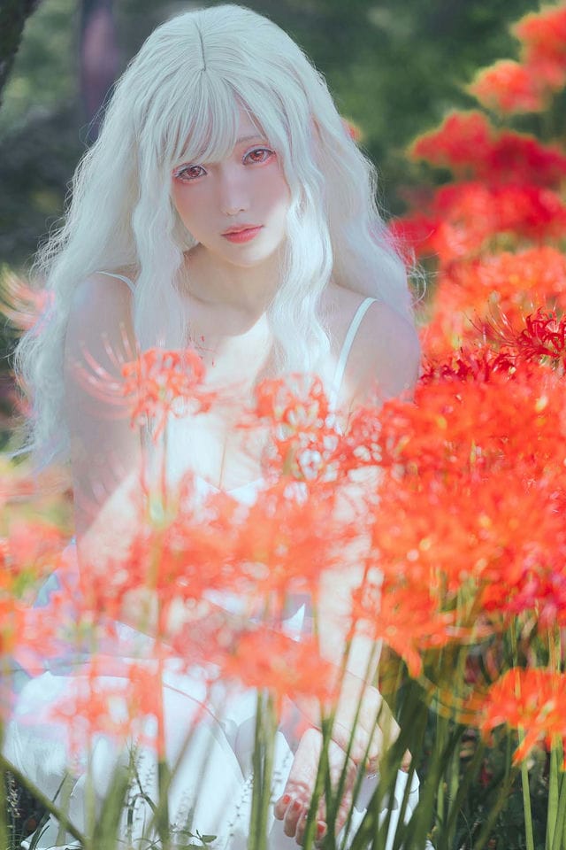 Ely_eee(ElyEE子) – White spider lily 白瓷彼岸