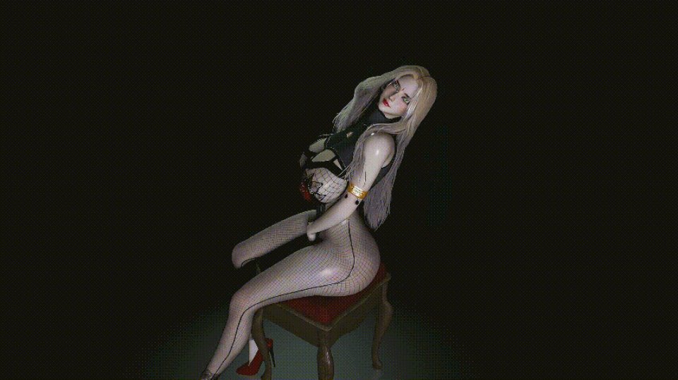 [3D动画] [VAM] [elkxiao] Night queen serve time 金发巨乳情趣连体黑丝女王的特殊服务 [3.44G] [XN-百度云]